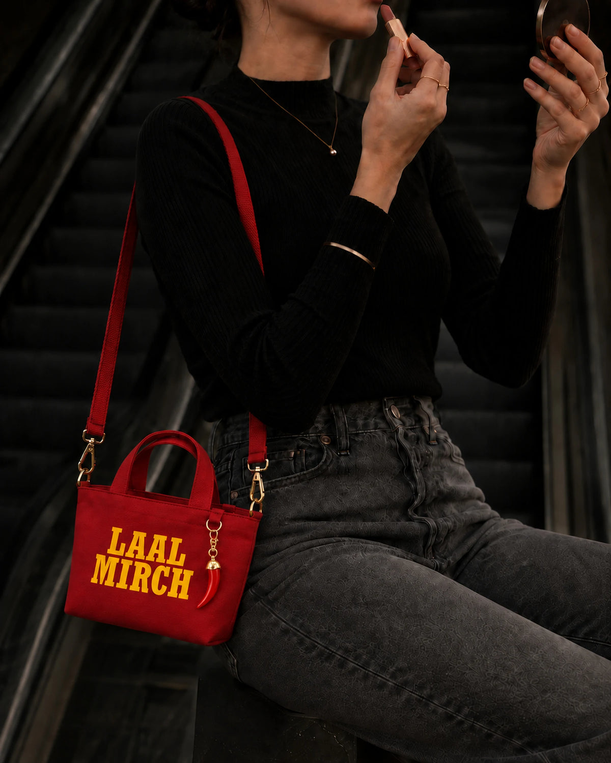Laal Mirch Crossbody Tote